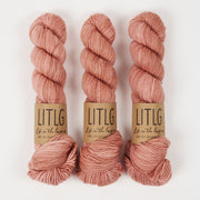 Life in The Long Grass LITLG MERINO ARAN - ANTIQUE Merino wool Aran peach Yarn