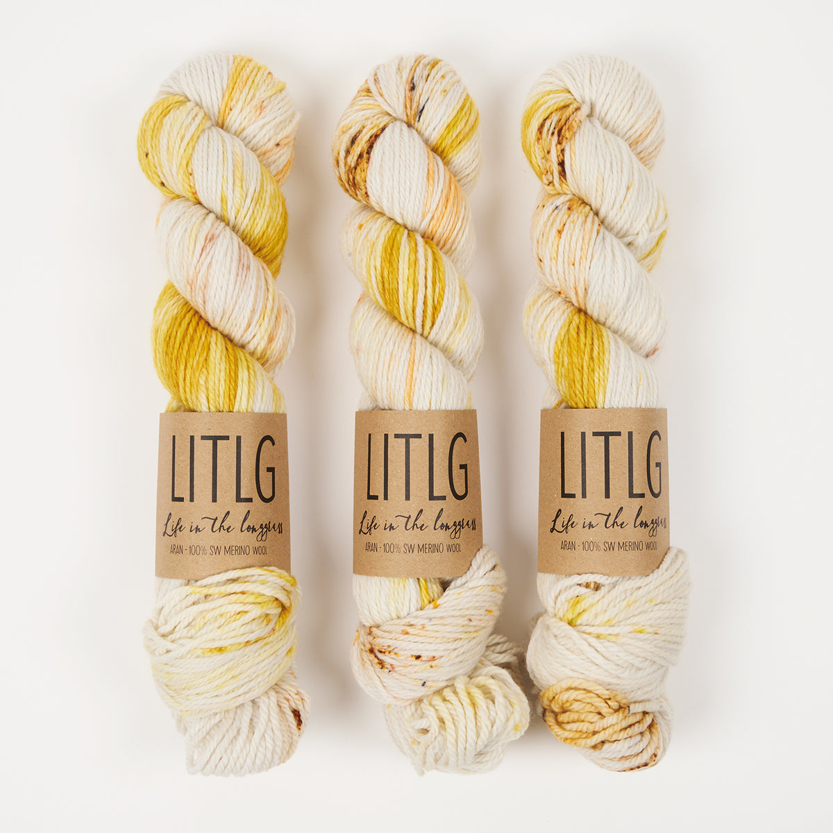 Life in The Long Grass LITLG MERINO ARAN - CREST Merino wool Aran Yarn