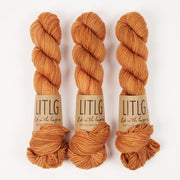 Life in The Long Grass LITLG MERINO ARAN - FIRECLAY Merino wool Aran orange Yarn