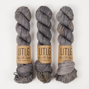 Life in The Long Grass LITLG MERINO ARAN - GRAYSLAKE Merino wool Aran grey Yarn