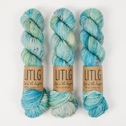 Life in The Long Grass LITLG MERINO ARAN - RIVERROCK Merino wool Aran blue Yarn