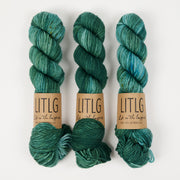 Life in The Long Grass LITLG MERINO ARAN - SPRUCE Merino wool Aran green Yarn