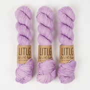 Life in The Long Grass LITLG MERINO ARAN - SUGAR PLUM Merino wool Aran purple Yarn