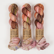 Life in The Long Grass LITLG MERINO ARAN - TAWNEY Merino wool Aran multicolour pink Yarn