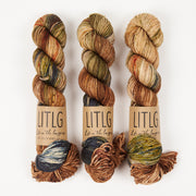 Life in The Long Grass LITLG MERINO ARAN - WINTERVIEW Merino wool Aran multicolour brown Yarn