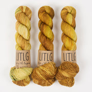 Life in The Long Grass LITLG SINGLES - GORSE Merino wool Fingering yellow Yarn