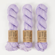 Life in The Long Grass LITLG SINGLES - SUGAR PLUM Merino wool Fingering purple Yarn