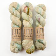 Life in The Long Grass LITLG SINGLES - PORCELAIN Merino wool Fingering cream beige Yarn