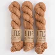 Life in The Long Grass LITLG SINGLES - CAMEL Merino wool Fingering brown Yarn