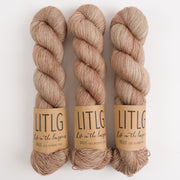 Life in The Long Grass LITLG SINGLES - CLAY Merino wool Fingering beige Yarn
