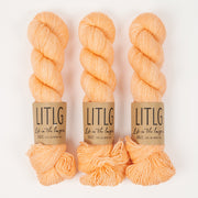 Life in The Long Grass LITLG SINGLES - NIMBUS Merino wool Fingering peach Yarn
