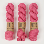 Life in The Long Grass LITLG SINGLES - SECRET Merino wool Fingering pink Yarn