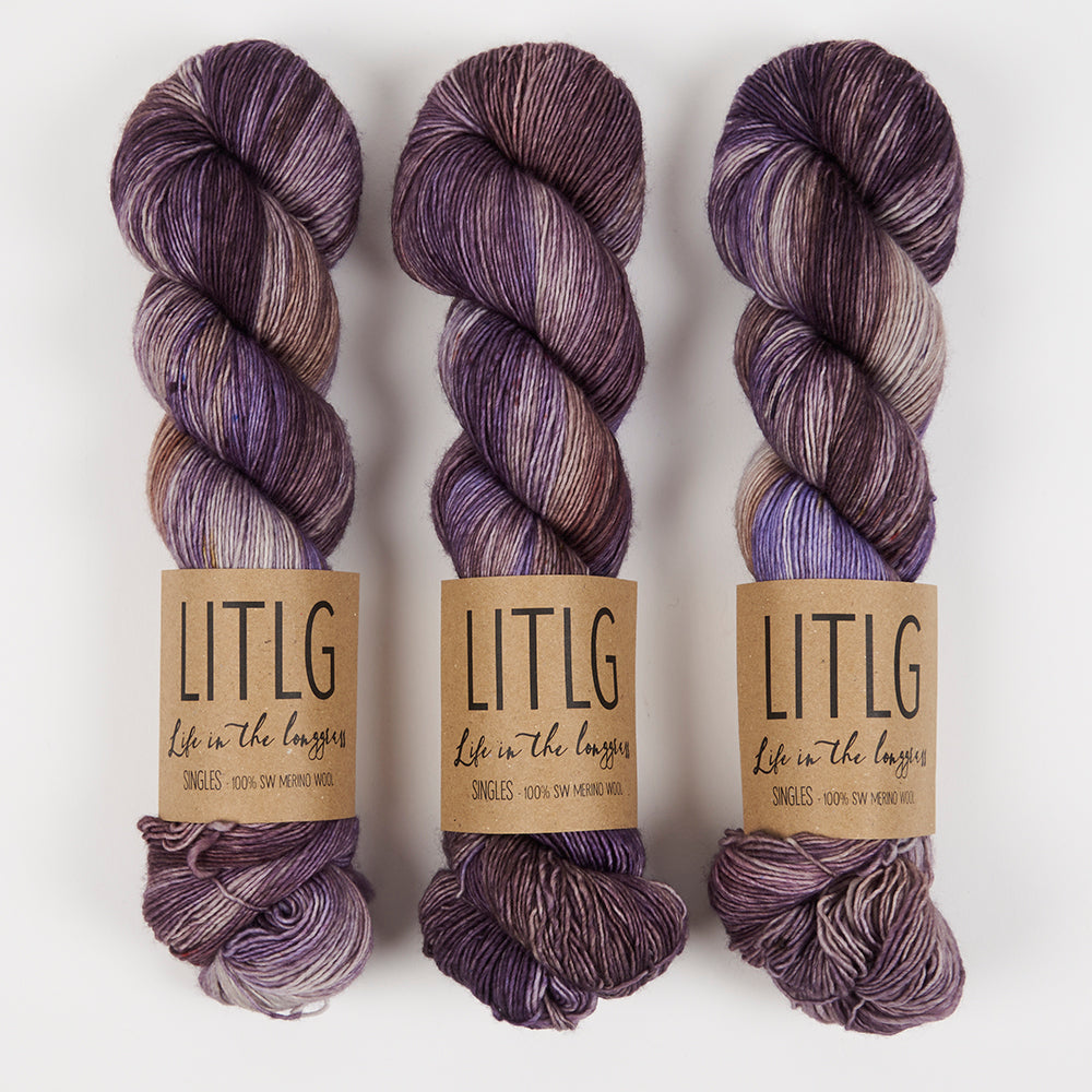 Life in The Long Grass LITLG SINGLES - TREE BARK Merino wool Fingering multicolour Yarn