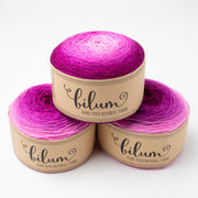 Bilum LOLI - 23 BORI Merino wool Fingering pink Yarn