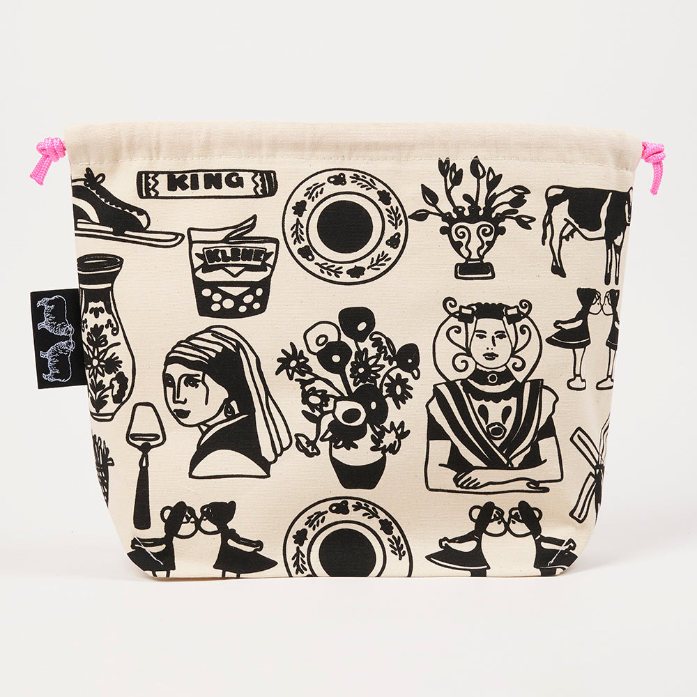 LOVE IT DRAWSTRING BAG - DUTCH BLACK black Project Bags