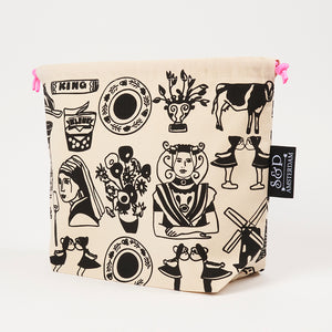 DRAWSTRING BAG - DUTCH BLACK