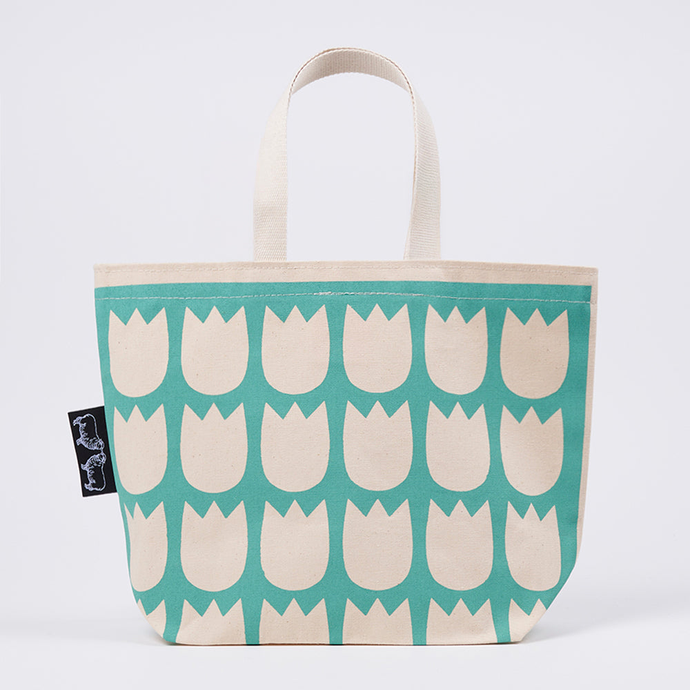 LOVE IT NIKO BAG - TULIPS WHITE MINT green Project Bags