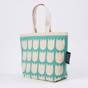 NIKO BAG - TULIPS WHITE MINT