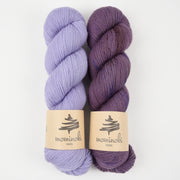 Mominoki Yarn LUXURIOUS LILAC Merino wool Polyamide Fingering Quick Kits
