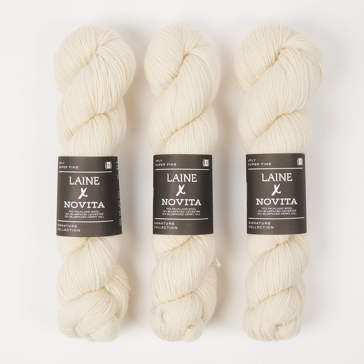 LAINE X NOVITA 4PLY - CLOUDY COTTON
