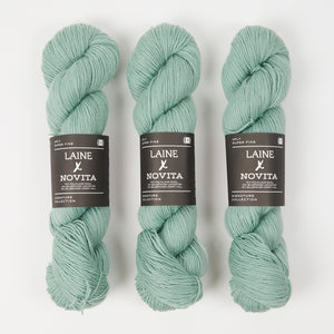 LAINE X NOVITA 4PLY - FROSTED MINT