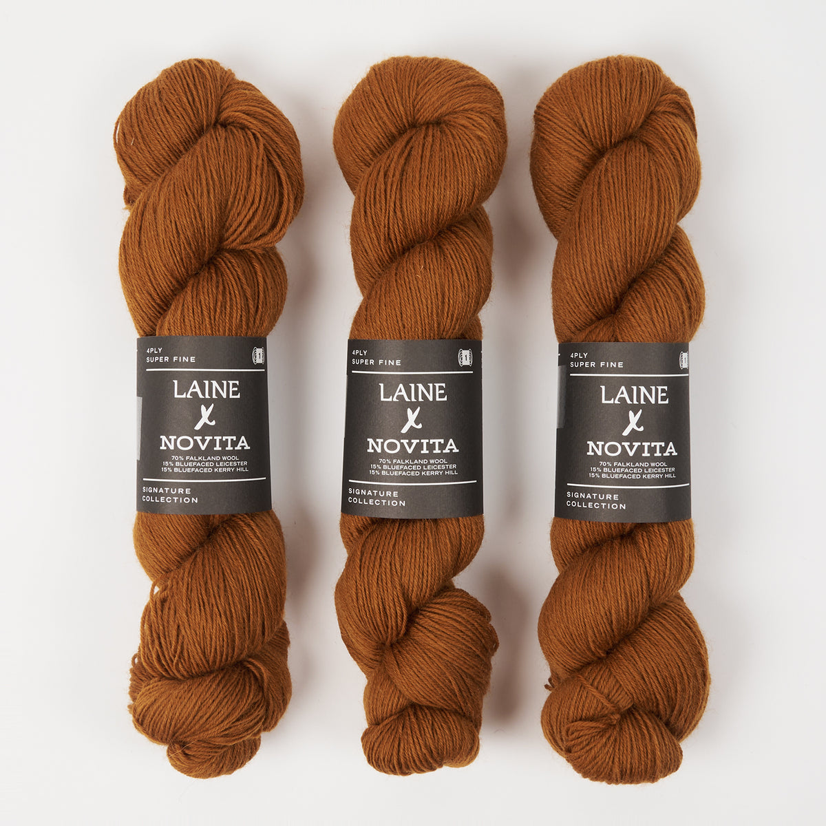 LAINE X NOVITA 4PLY - GOLDEN AMBER