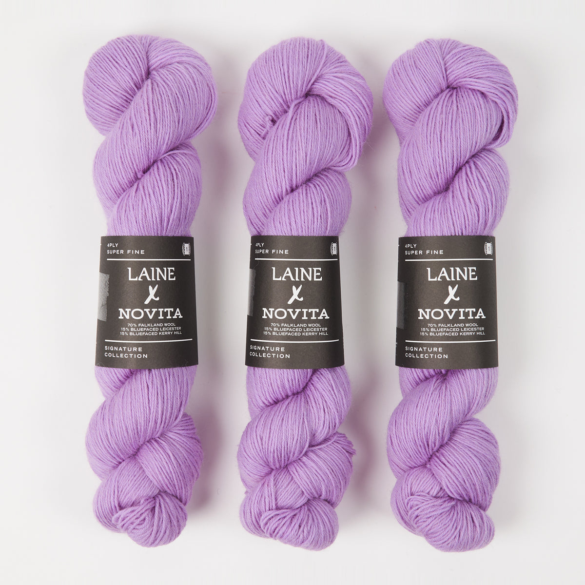 LAINE X NOVITA 4PLY - LILAC BLOOM