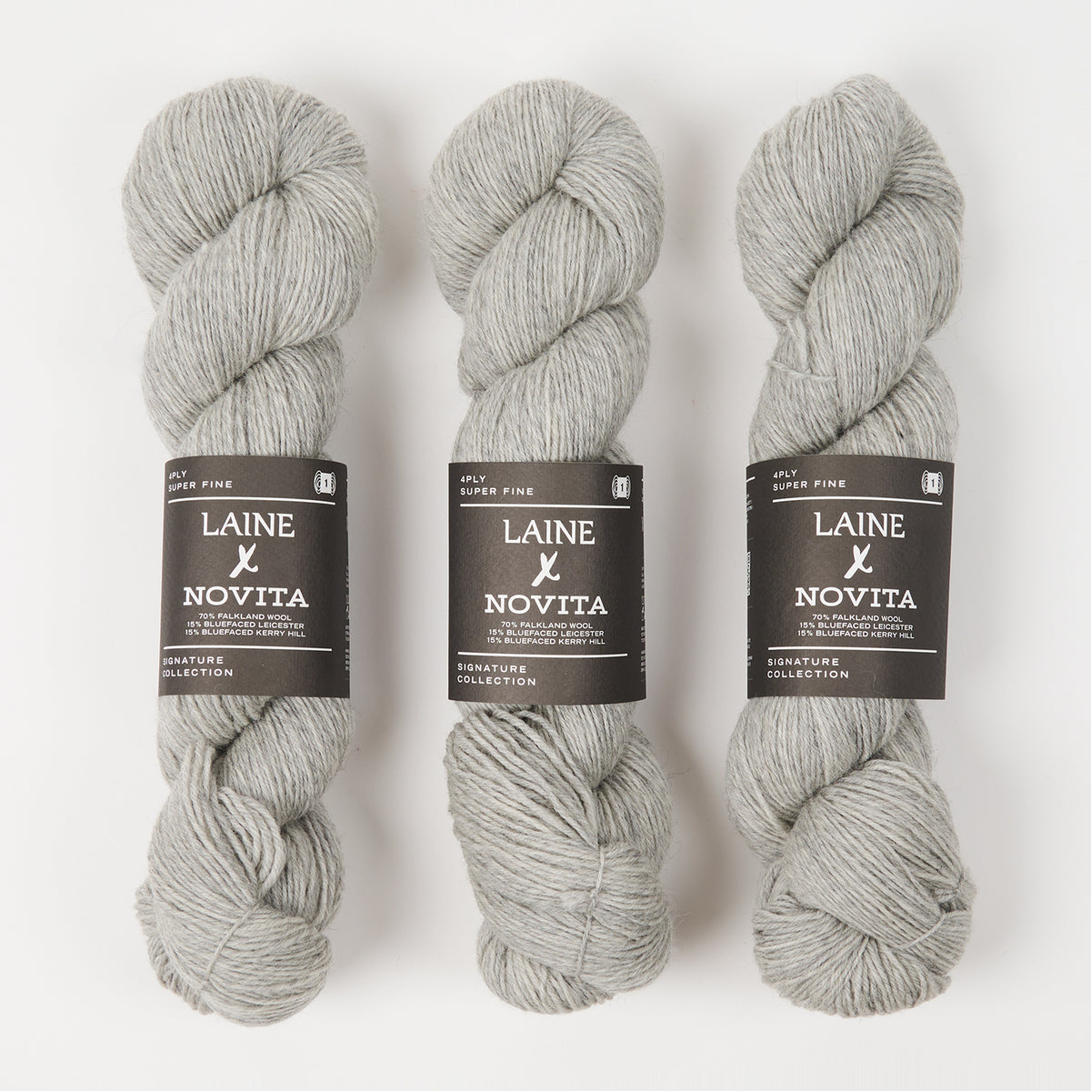 LAINE X NOVITA 4PLY - TENDER FOG
