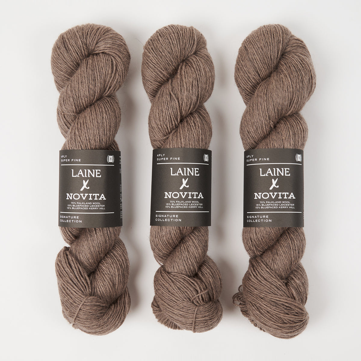 LAINE X NOVITA 4PLY - WEATHERED DRIFTWOOD