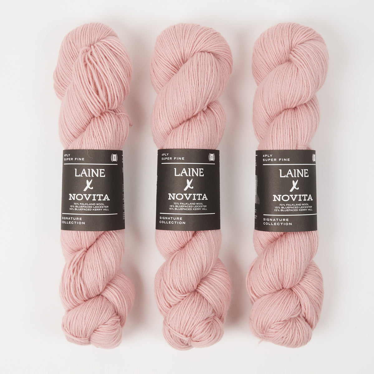 LAINE X NOVITA 4PLY - WHISPERING PETAL