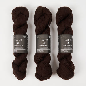 LAINE X NOVITA 4PLY - WOODLAND BARK