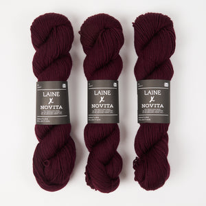 LAINE X NOVITA DK - DEEP BURGUNDY