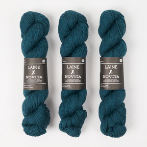 LAINE X NOVITA DK - HEATHERED TEAL