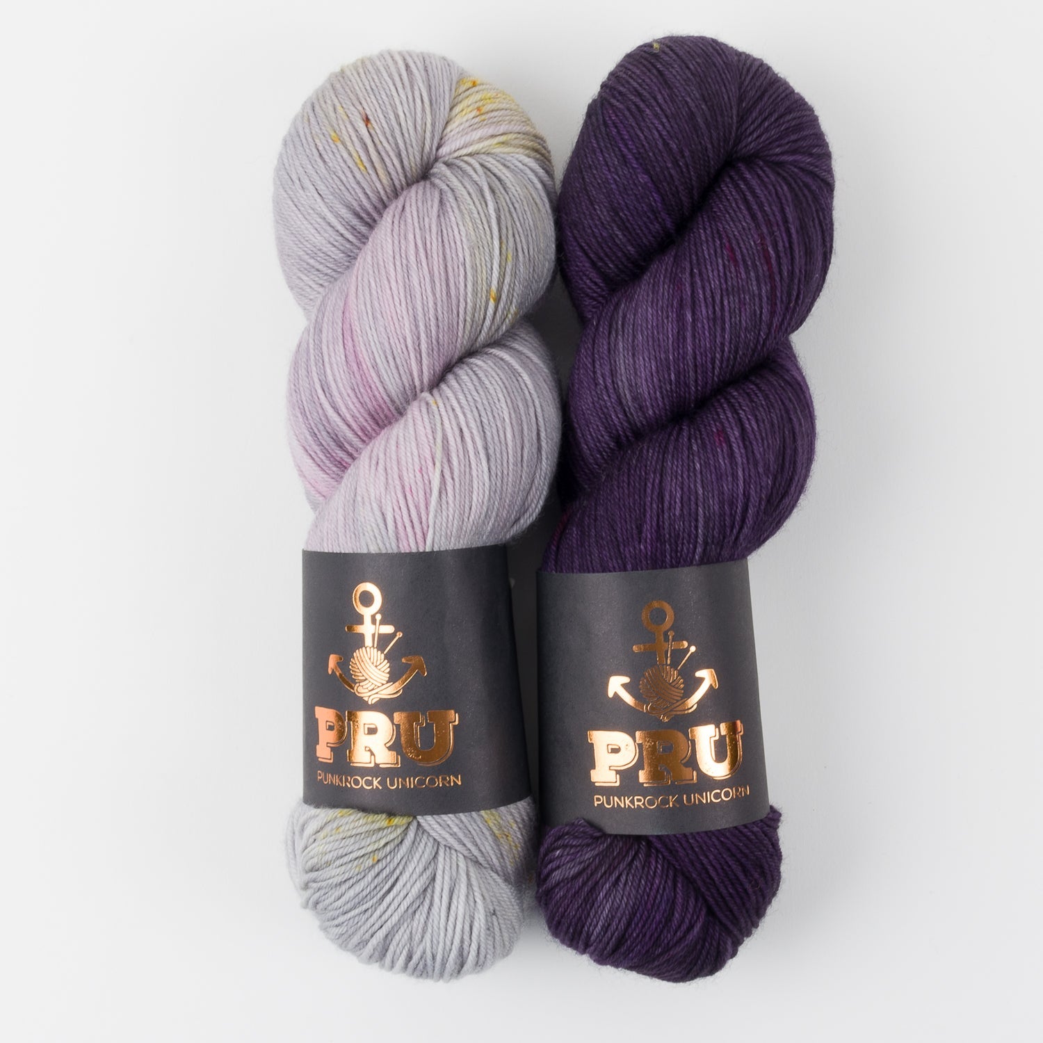 Punk Rock Unicorn WESTKNITS KIT - LAVENDER GEMS Merino wool Fingering Westknits Kits