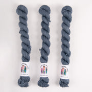 Twisted Ambitions SWEET SOCK MINI - LEAD Merino wool Nylon Fingering grey Yarn