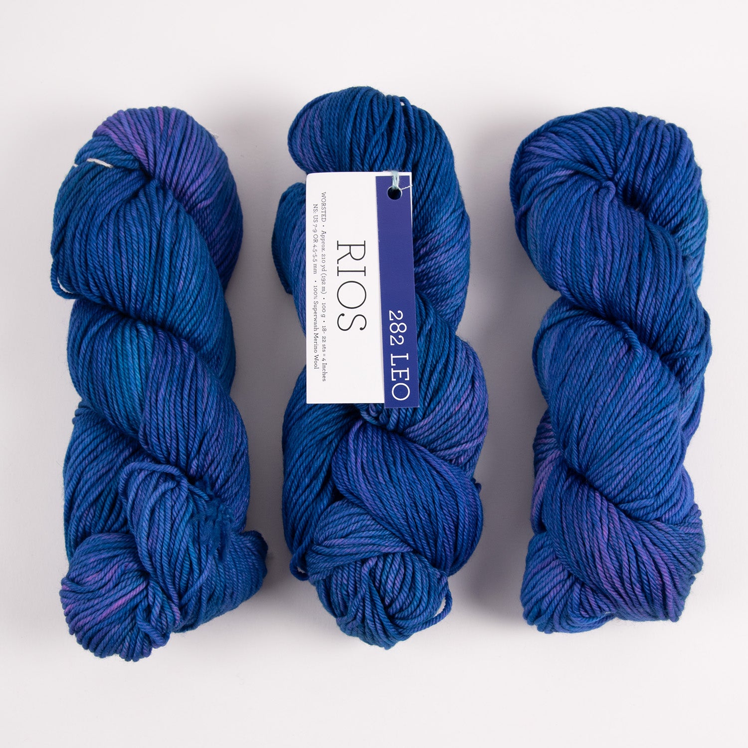 Malabrigo RIOS - LEO Merino wool Worsted blue multicolour Yarn