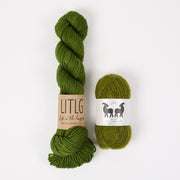Life in The Long Grass GREEN STAR Merino wool Mohair Silk Mixed Weight Quick Kits