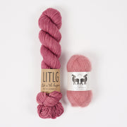 Life in The Long Grass ROUGE COMBO Merino wool Mohair Silk Mixed Weight Quick Kits
