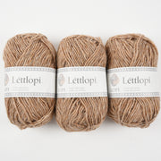 Ístex LÉTTLOPI 1419 - BARLEY Wool Aran brown beige Yarn