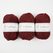 Ístex LÉTTLOPI 9431 - BRICK HEATHER Wool Aran red Yarn
