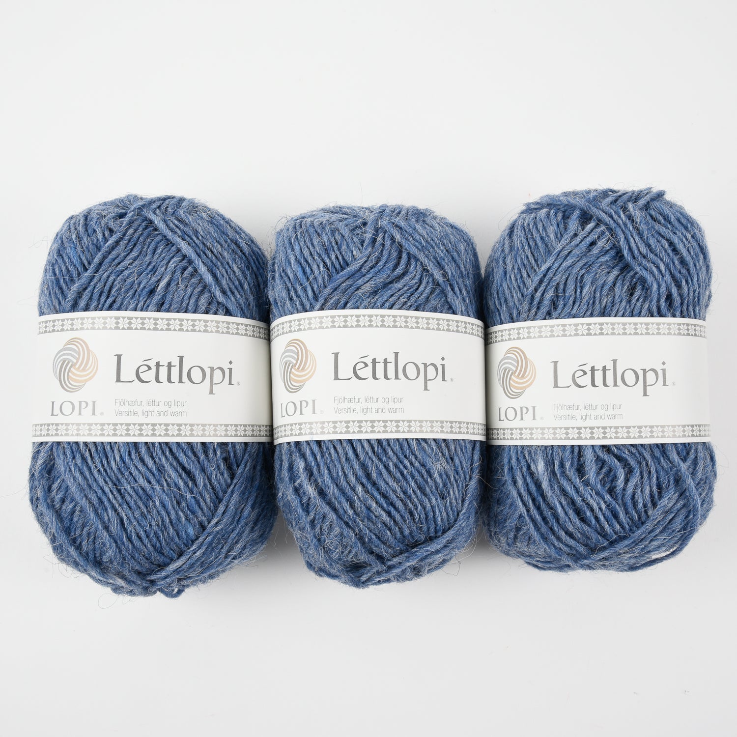 Ístex LÉTTLOPI 1701 - FJORD BLUE Wool Aran blue Yarn