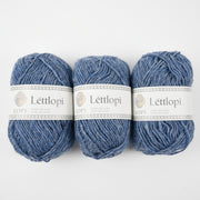 Ístex LÉTTLOPI 1701 - FJORD BLUE Wool Aran blue Yarn