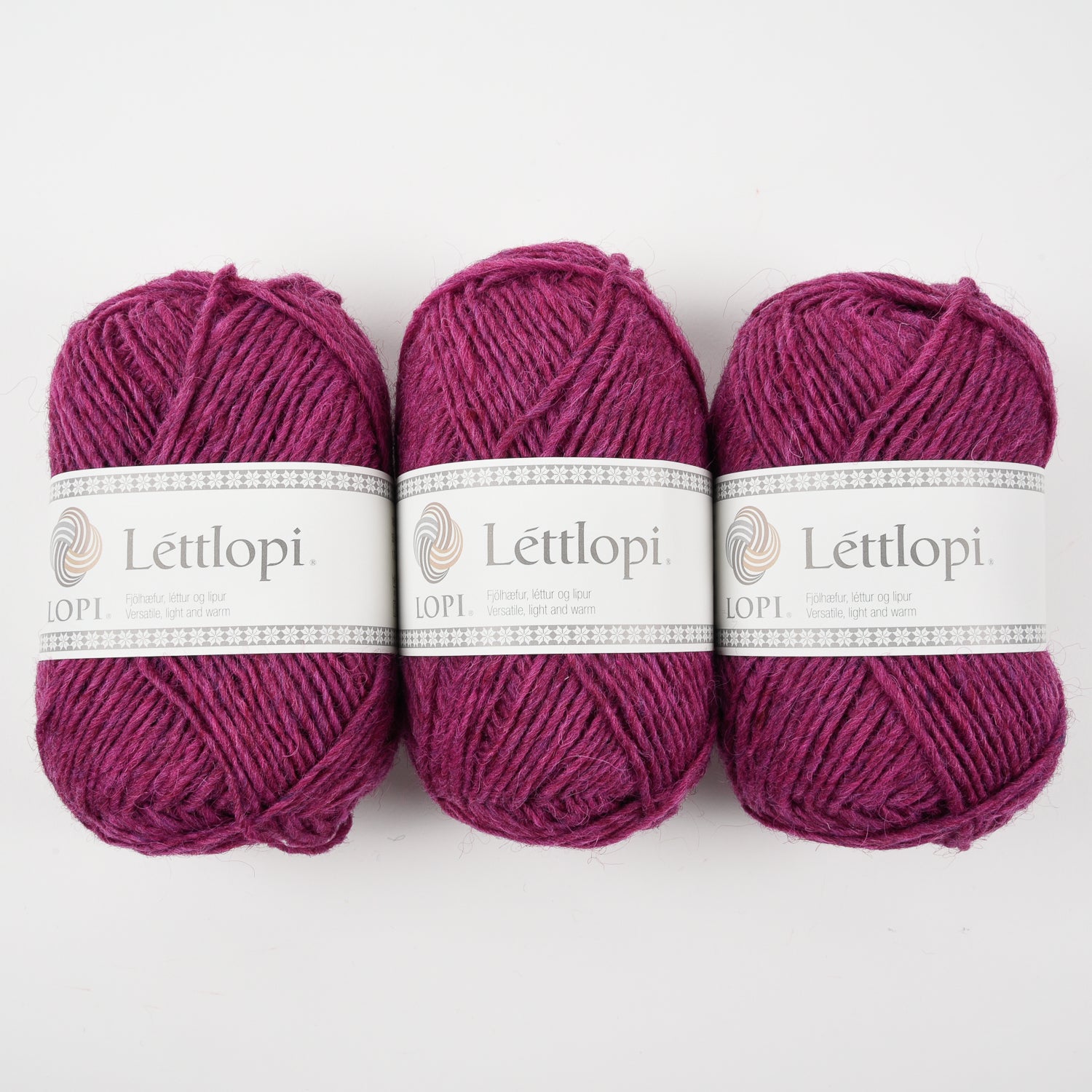 Ístex LÉTTLOPI 1705 - ROYAL FUCHSIA Wool Aran fuchsia pink Yarn