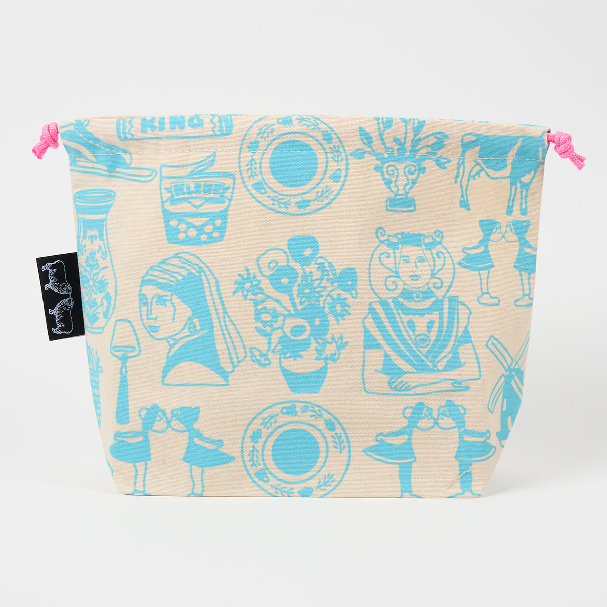 LOVE IT DRAWSTRING BAG - DUTCH ROBINS EGG blue turquoise Project Bags