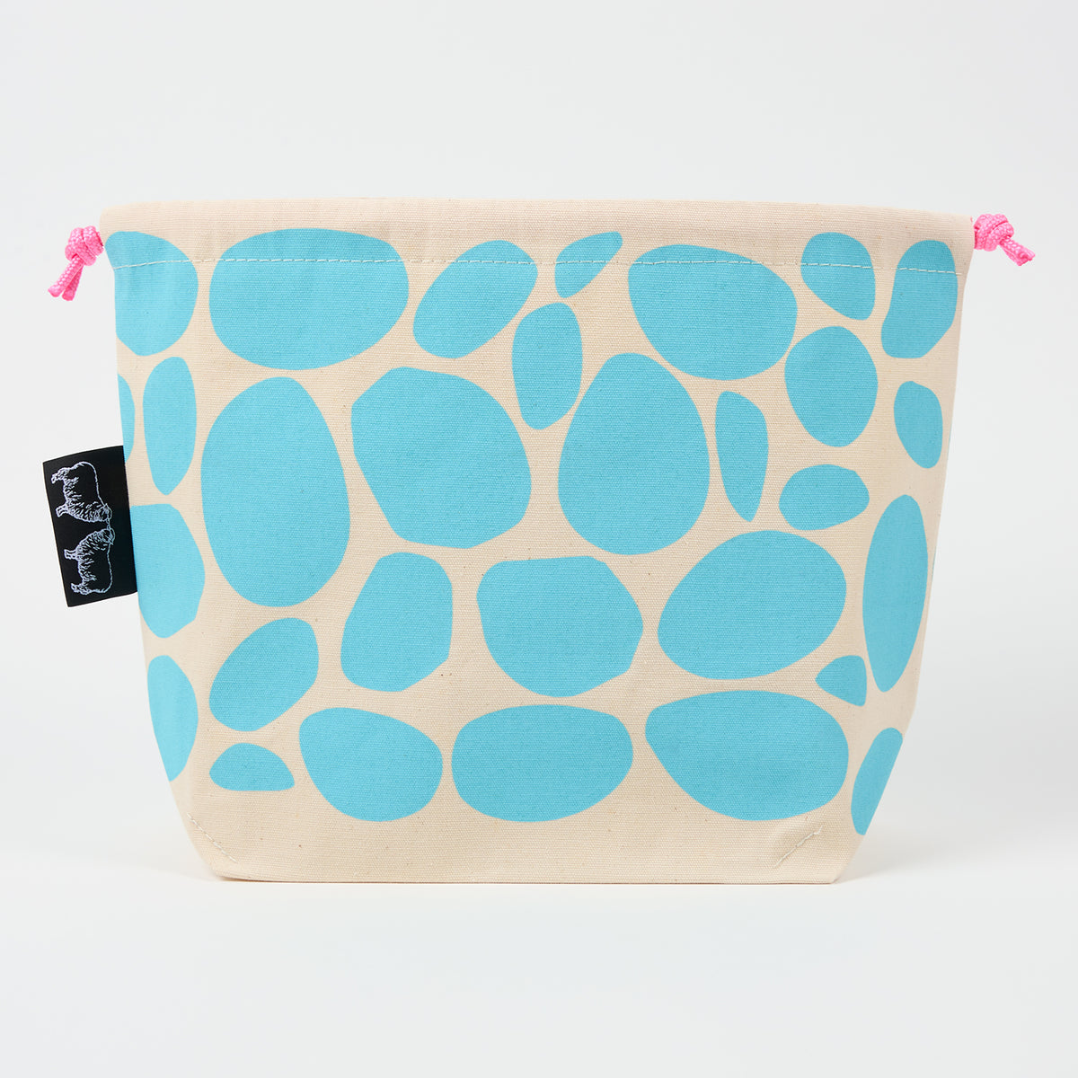 LOVE IT DRAWSTRING BAG - PEBBLES ROBINS EGG blue turquoise Project Bags