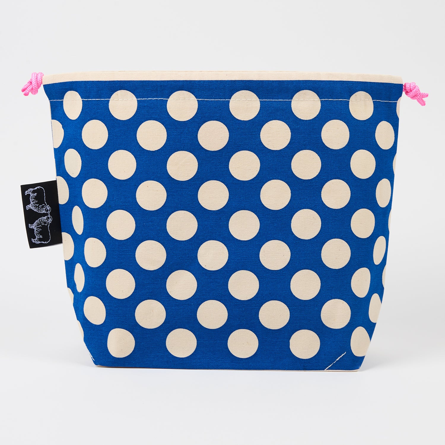 LOVE IT DRAWSTRING BAG - POLKA DOTS BLUE blue Project Bags
