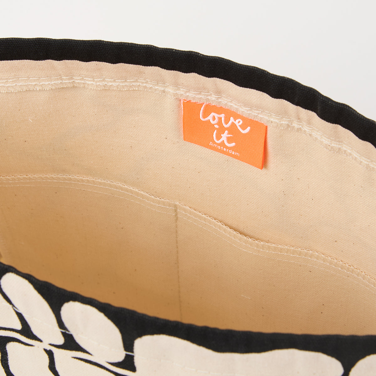 DRAWSTRING BAG - WOBBLE BLACK