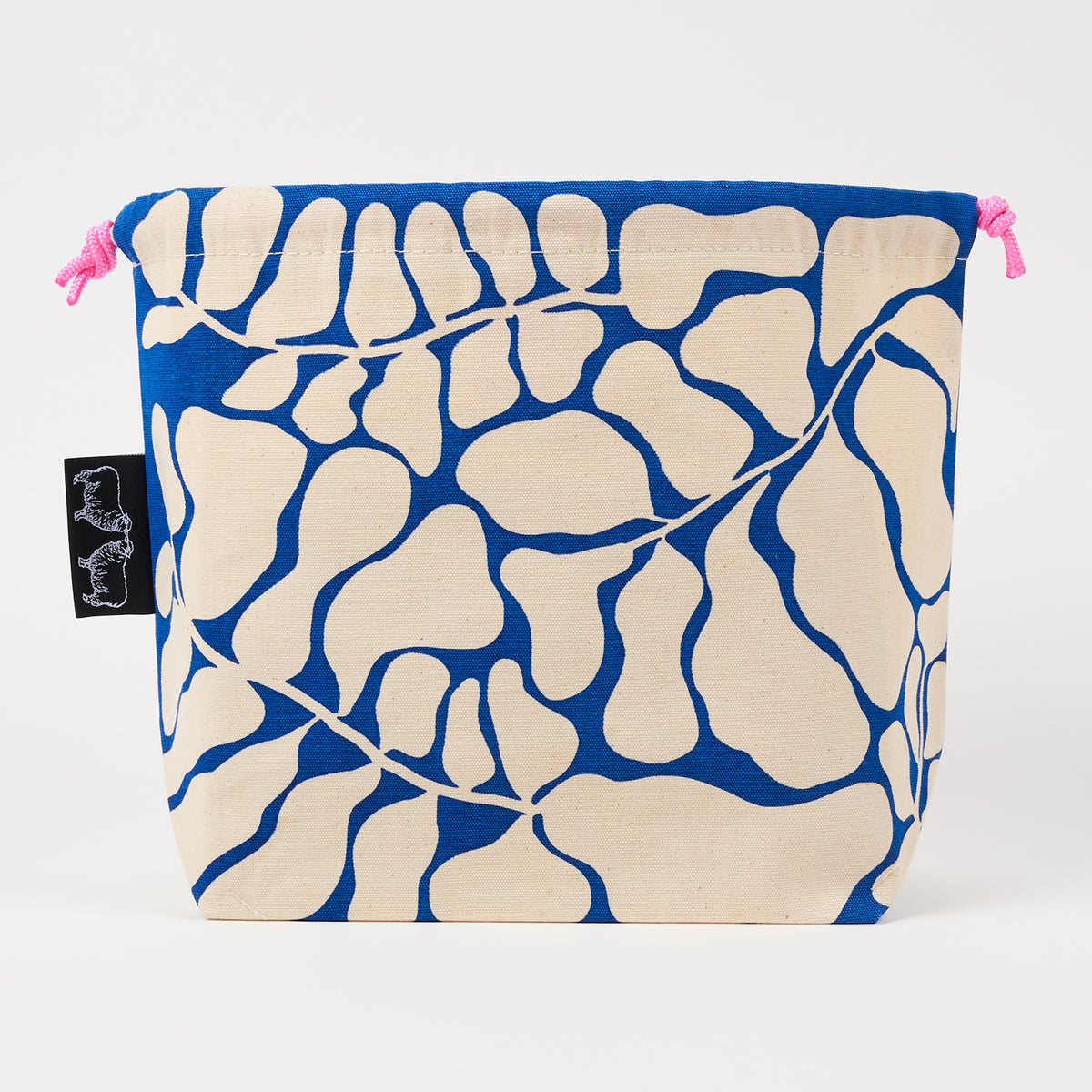 DRAWSTRING BAG - WOBBLE BLUE