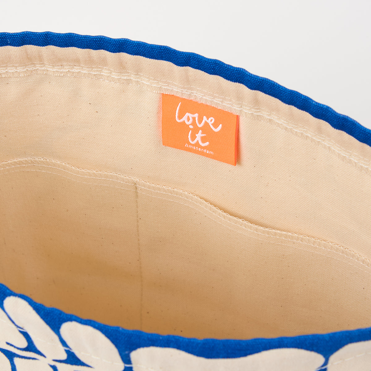 DRAWSTRING BAG - WOBBLE BLUE