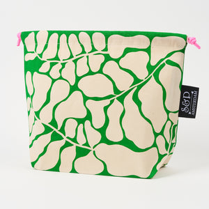 DRAWSTRING BAG - WOBBLE GREEN